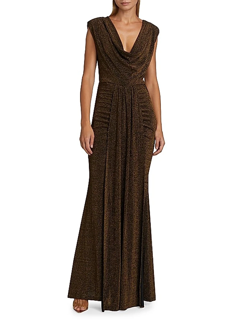 Nalani Metallic Maxi Dress