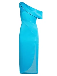 Soiree Season Alice One-Shoulder Midi-Dress