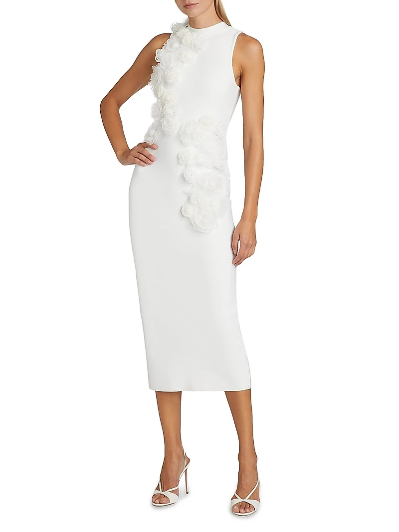 Whitetail Body-Con Midi-Dress