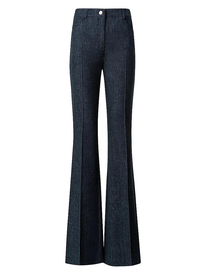 Farid Seamed Boot-Cut Jeans