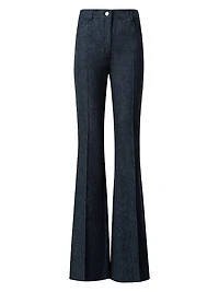 Farid Seamed Boot-Cut Jeans