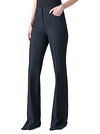 Farid Seamed Boot-Cut Jeans