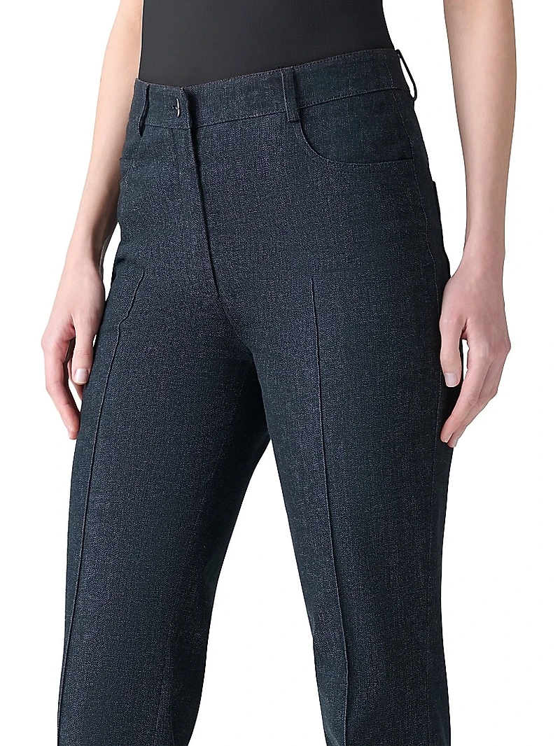 Farid Seamed Boot-Cut Jeans