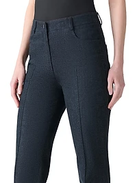 Farid Seamed Boot-Cut Jeans