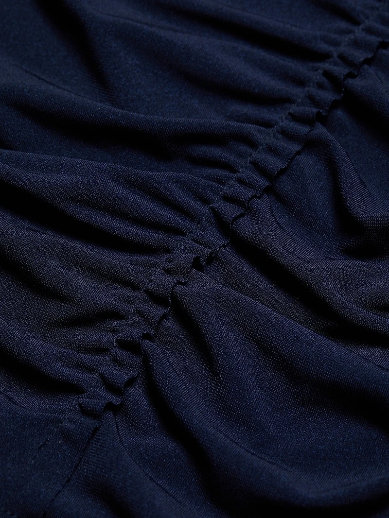 Mima Short-Sleeve Ruched Top