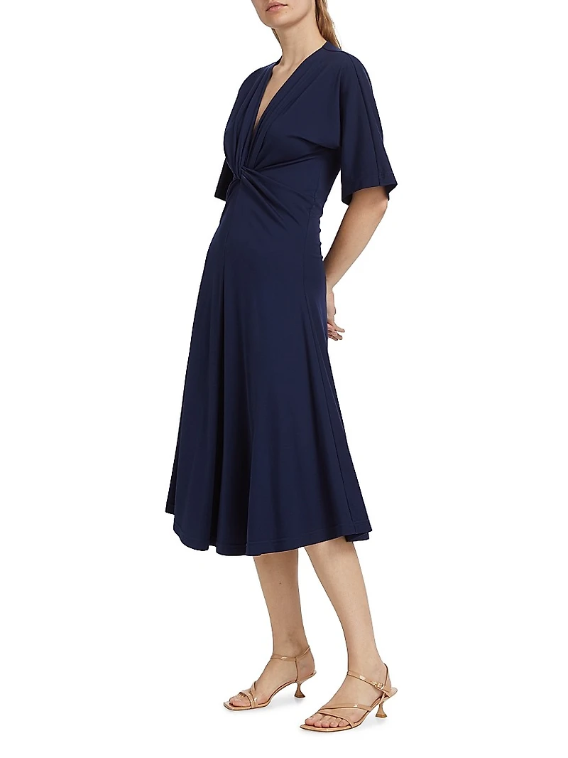 Lorraine Twist Midi-Dress