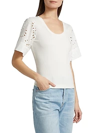 Margaux Mixed Media T-Shirt