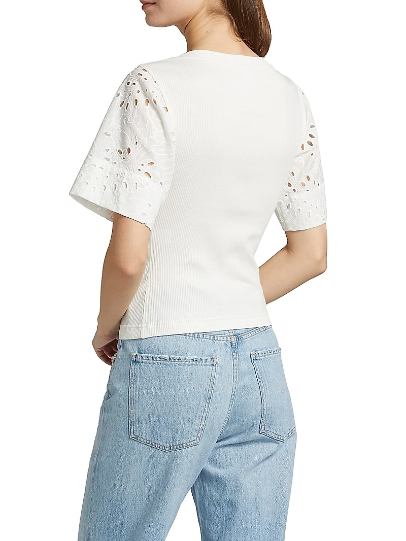 Margaux Mixed Media T-Shirt