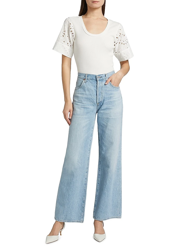 Margaux Mixed Media T-Shirt