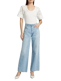 Margaux Mixed Media T-Shirt