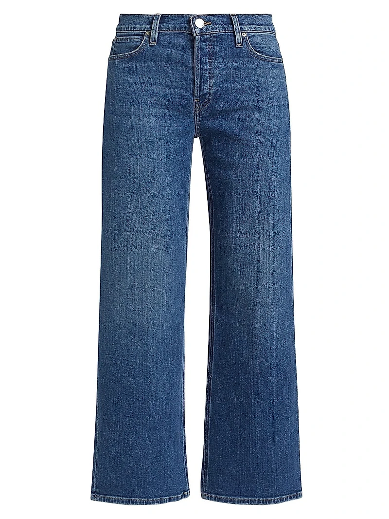 Rosie High-Waist Wide-Leg Ankle Jeans