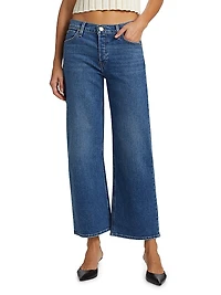 Rosie High-Waist Wide-Leg Ankle Jeans