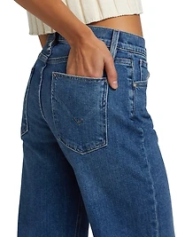 Rosie High-Waist Wide-Leg Ankle Jeans