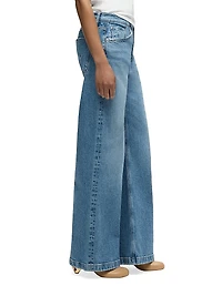 Rosie Maternity Wide-Leg Jeans