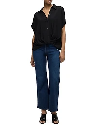 Rosie High-Rise Wide-Leg Jeans