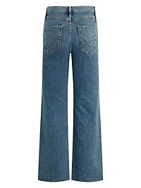Rosie Cropped High-Rise Wide-Leg Jeans