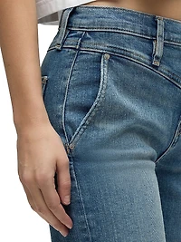 Rosie Cropped High-Rise Wide-Leg Jeans