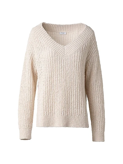 Summer Tweed-Knit Sweater