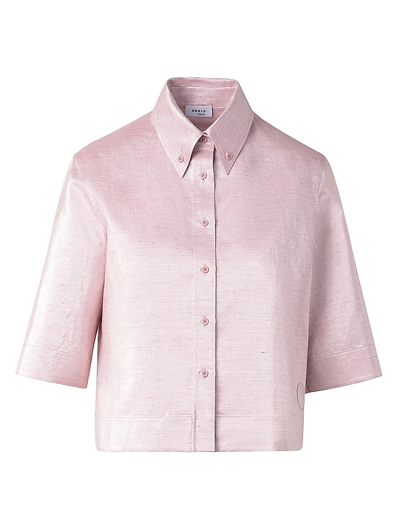 Cotton-Linen Faille Shirt