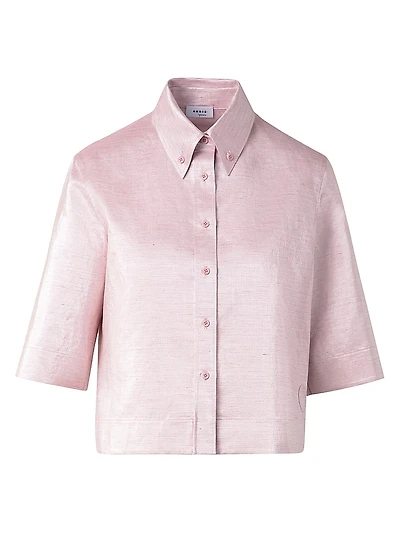 Cotton-Linen Faille Shirt