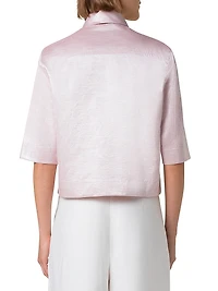 Cotton-Linen Faille Shirt