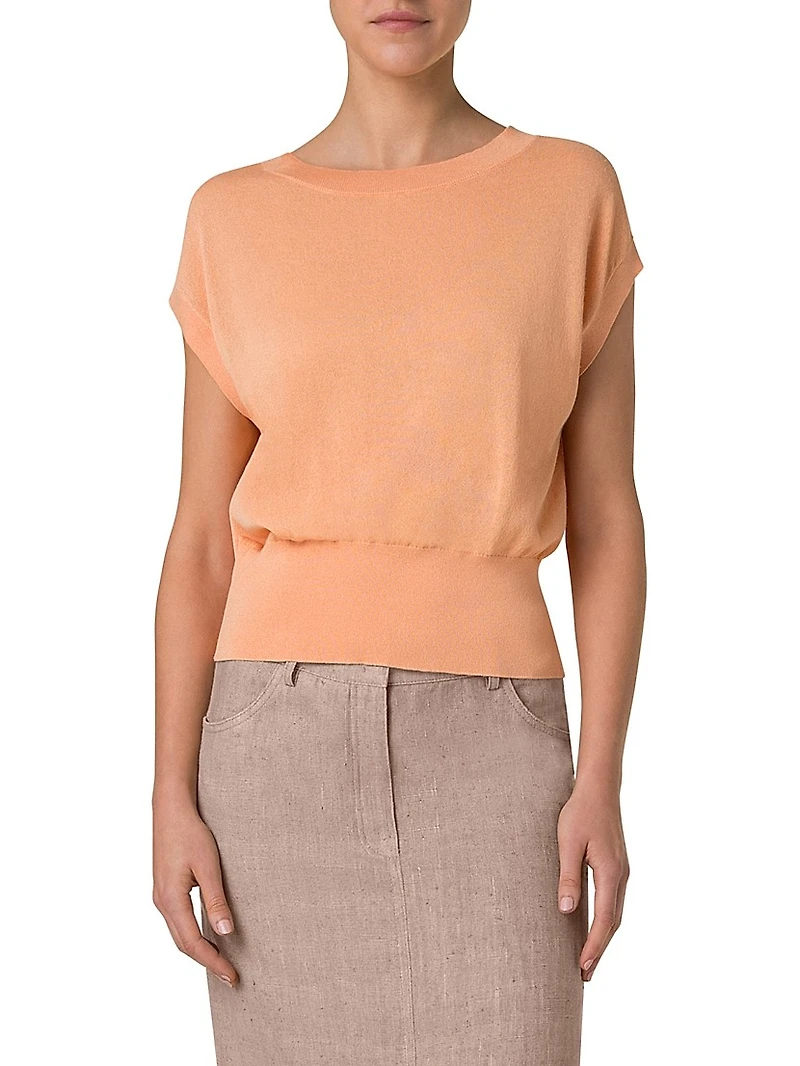 Boxy Sleeveless Sweater