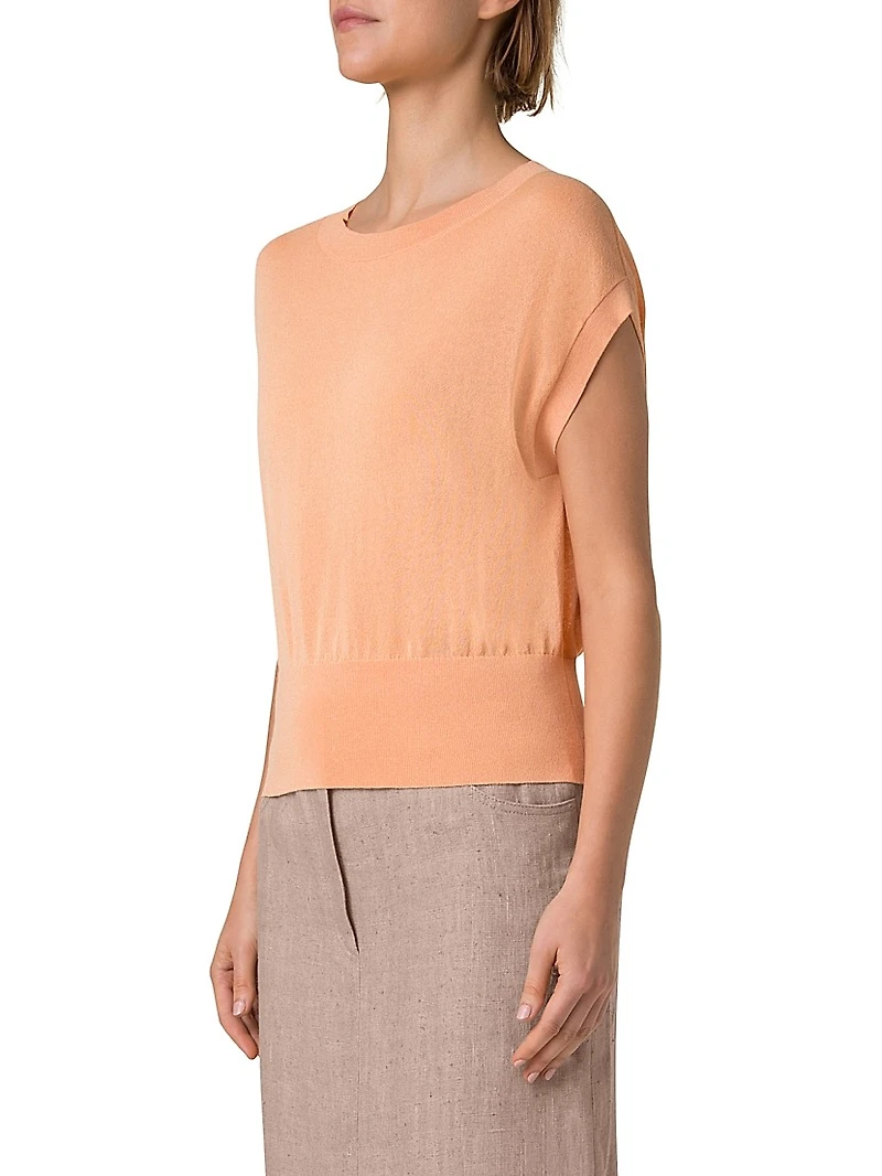 Boxy Sleeveless Sweater