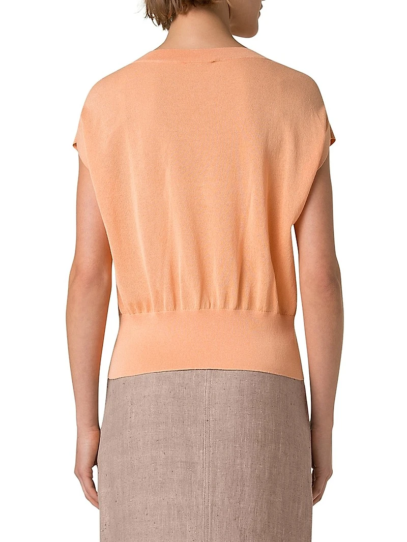 Boxy Sleeveless Sweater