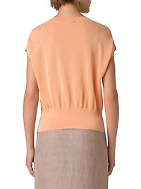Boxy Sleeveless Sweater