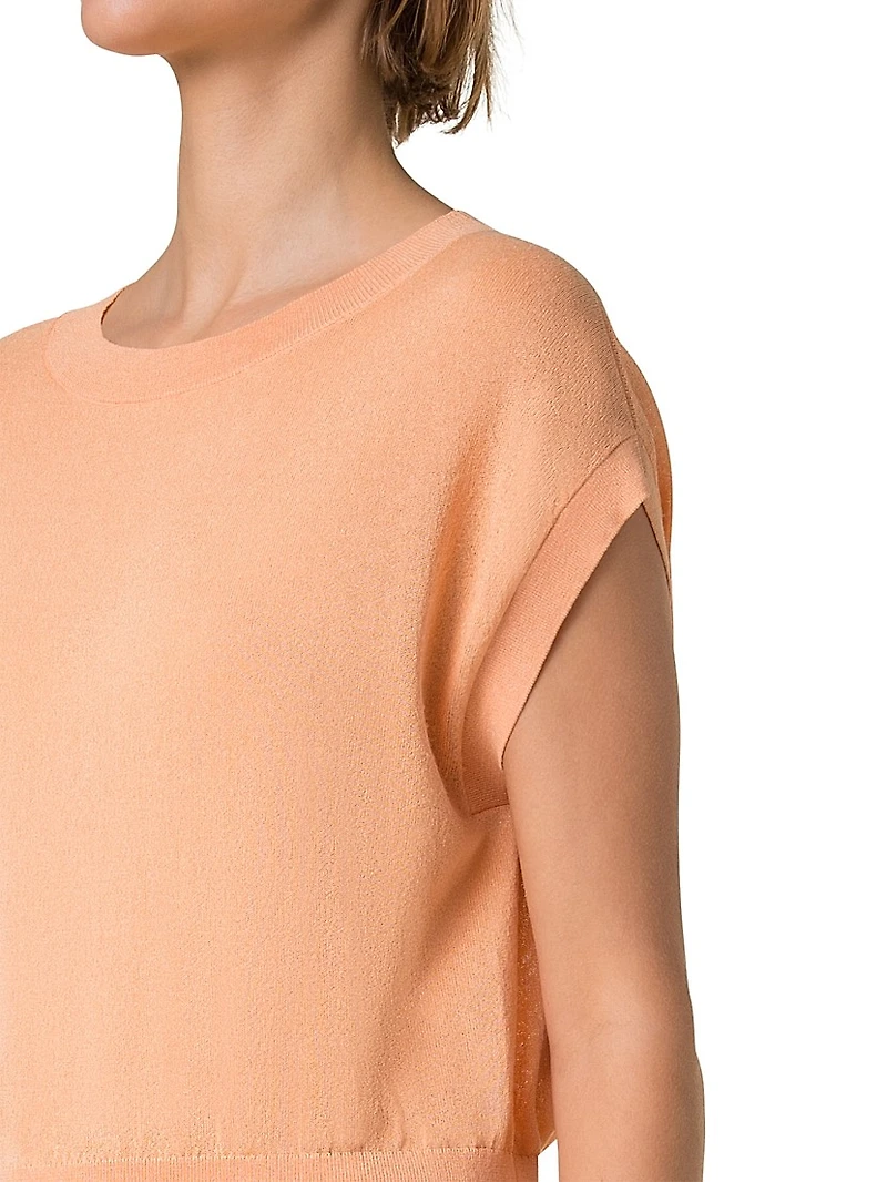 Boxy Sleeveless Sweater