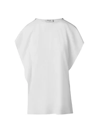 Sleeveless Ruffled Tank Blouse