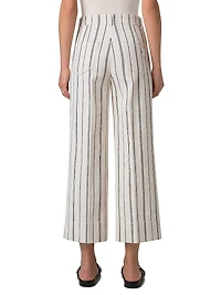 Chiara Cropped Striped Pants