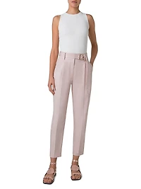 Rib-Knit Sleeveless Body-Con Knit Top