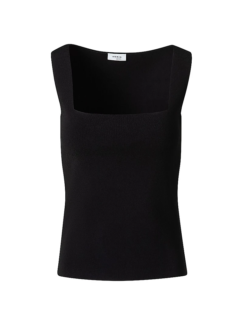 Rib-Knit Body-Con Tank