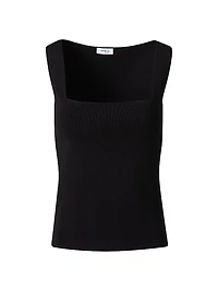 Rib-Knit Body-Con Tank