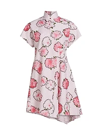 Carnation Striped Shirtdress