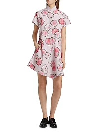 Carnation Striped Shirtdress