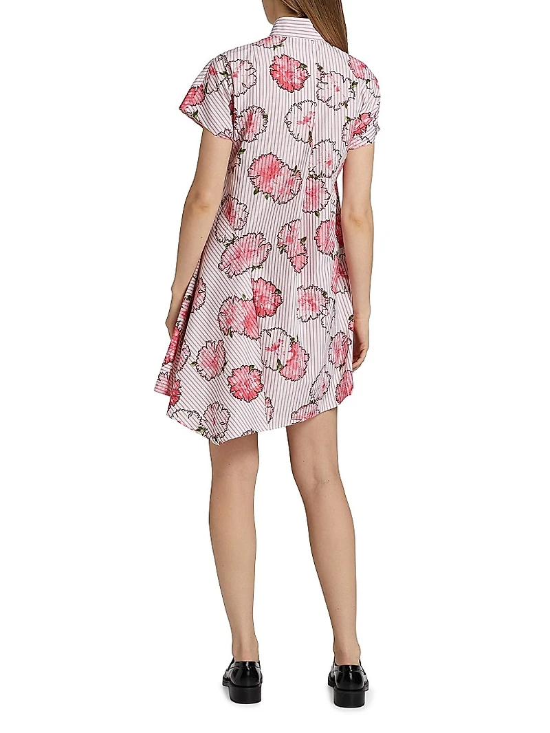 Carnation Striped Shirtdress