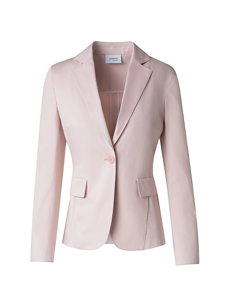 Stretch Cotton Blazer