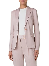 Stretch Cotton Blazer