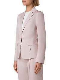 Stretch Cotton Blazer