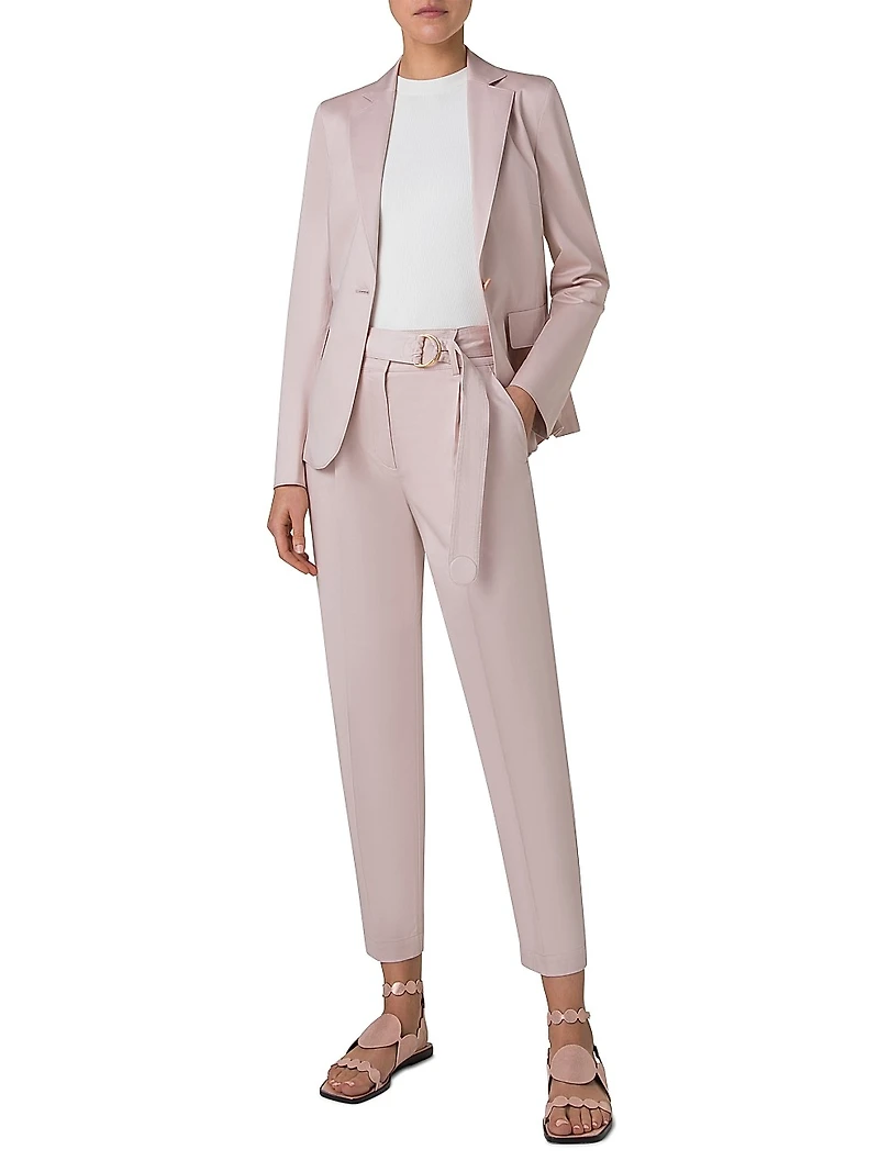 Stretch Cotton Blazer