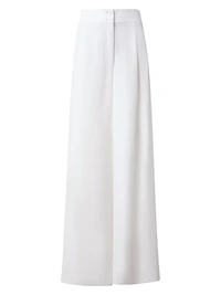 Florina Linen Wide-Leg Pants