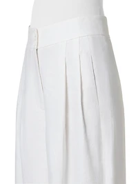 Florina Linen Wide-Leg Pants