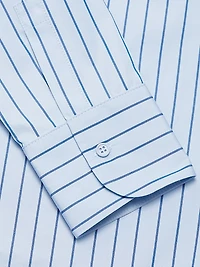 Belted Striped Shirtdress