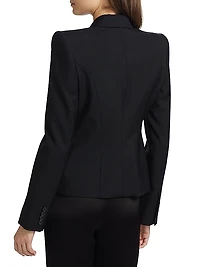 Embroided Lapel Jacket