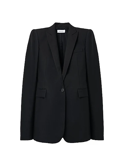 Wool Gabardine Blazer