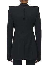 Wool Gabardine Blazer