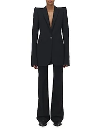 Wool Gabardine Blazer
