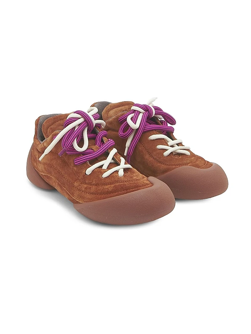 Flexion Suede Low-Top Sneakers